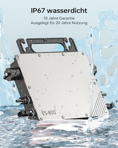 Wasserdichter IP67 Wechselrichter mit 10 Jahren Garantie.