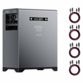 Xoro Solarsystem mit Kabeln