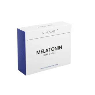 Verpackung von Melatonin-Schlafhilfe von Minus Age