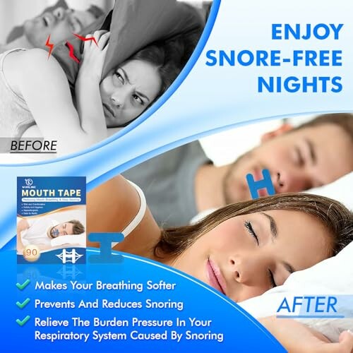 Mundkleber für Schlaf