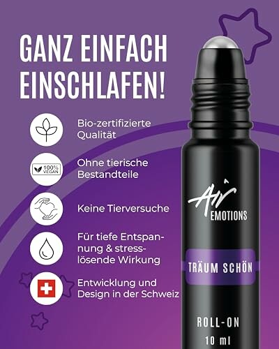 Roll-On mit bio-zertifizierter Qualität, vegan und ohne Tierversuche.