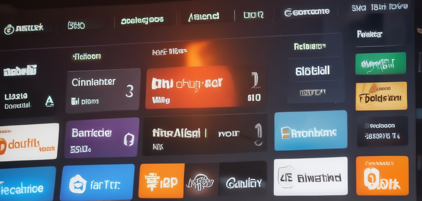 Fire TV settings interface