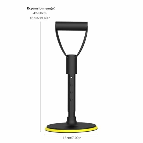 Verstellbarer Sauggriff mit gelber Basis