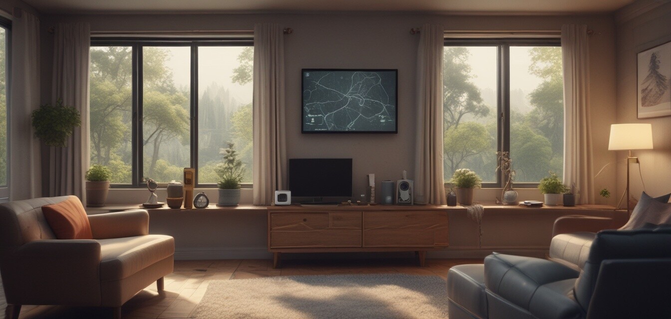 Home environment with GPS device