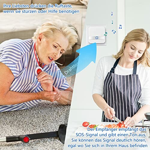 Notrufknopf für Senioren