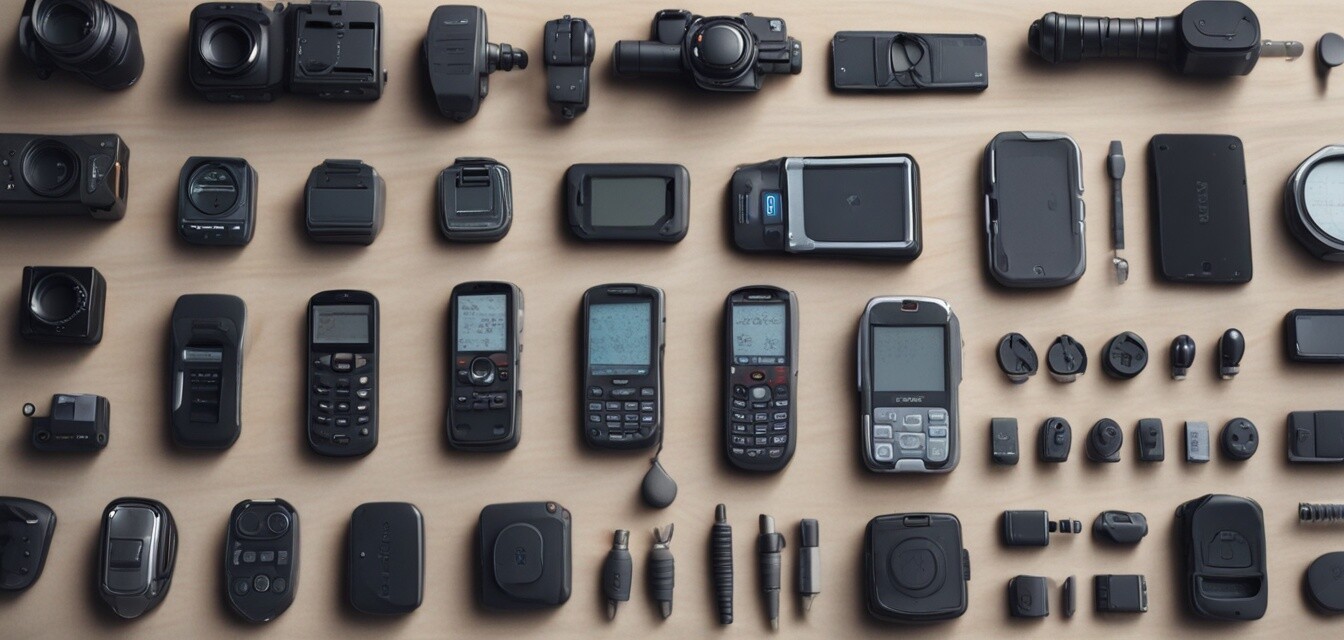 Assortment of GPS devices