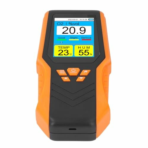 Handgerät zur Messung von Sauerstoffgehalt, Temperatur und Luftfeuchtigkeit