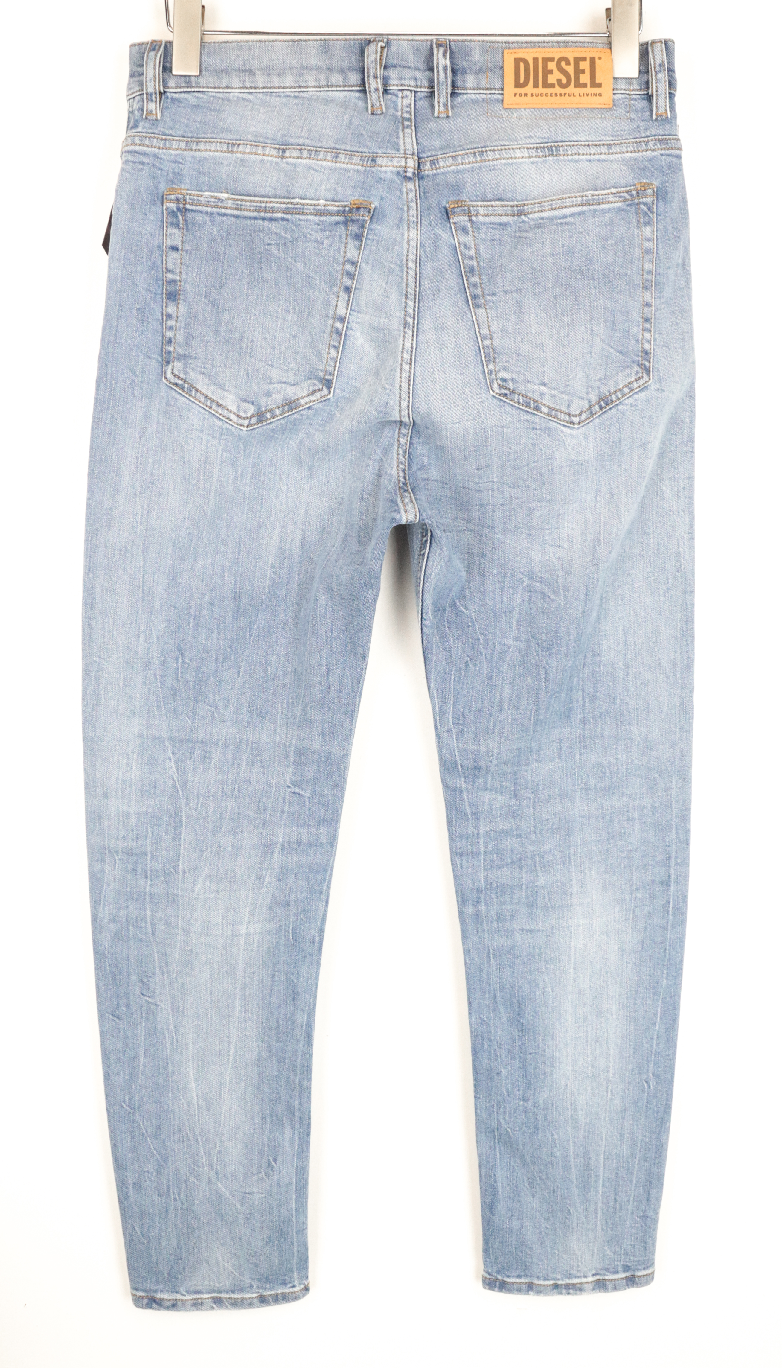 Jeans Stretch Carotte vente en gros Légers Bleus Clair Diesel D-Vider 081AL W28 L30 Pour Homme