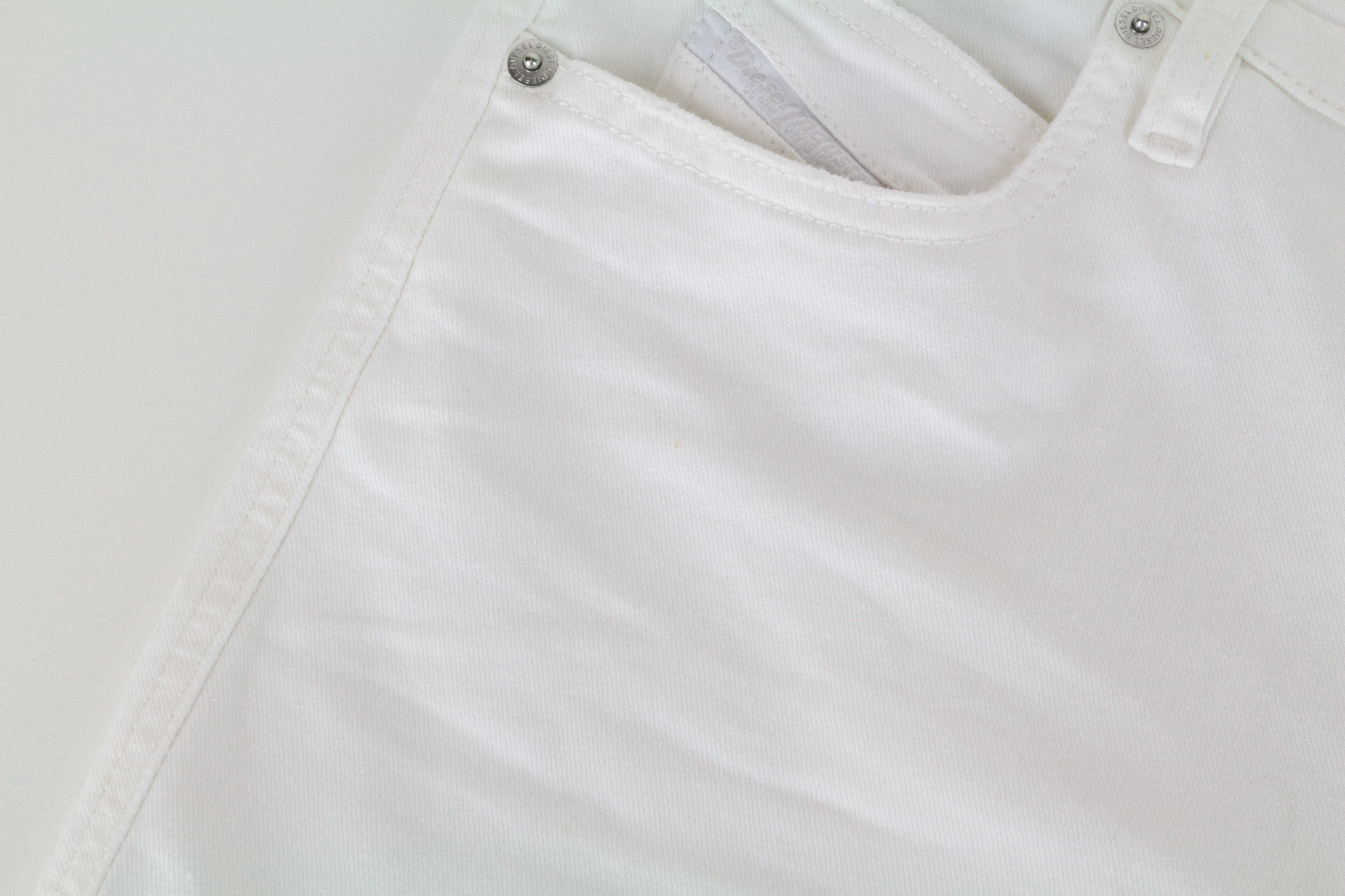 DIESEL Babhila 086AS Women's Jeans W29/L34 White Slim Skinny Cotton Stretch - Zdjęcie 14 z 22