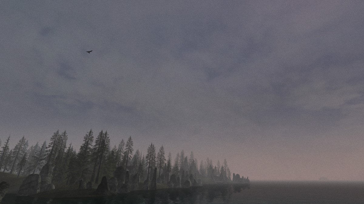 Solstheim's coastline: a rocky, cold and desolate beauty