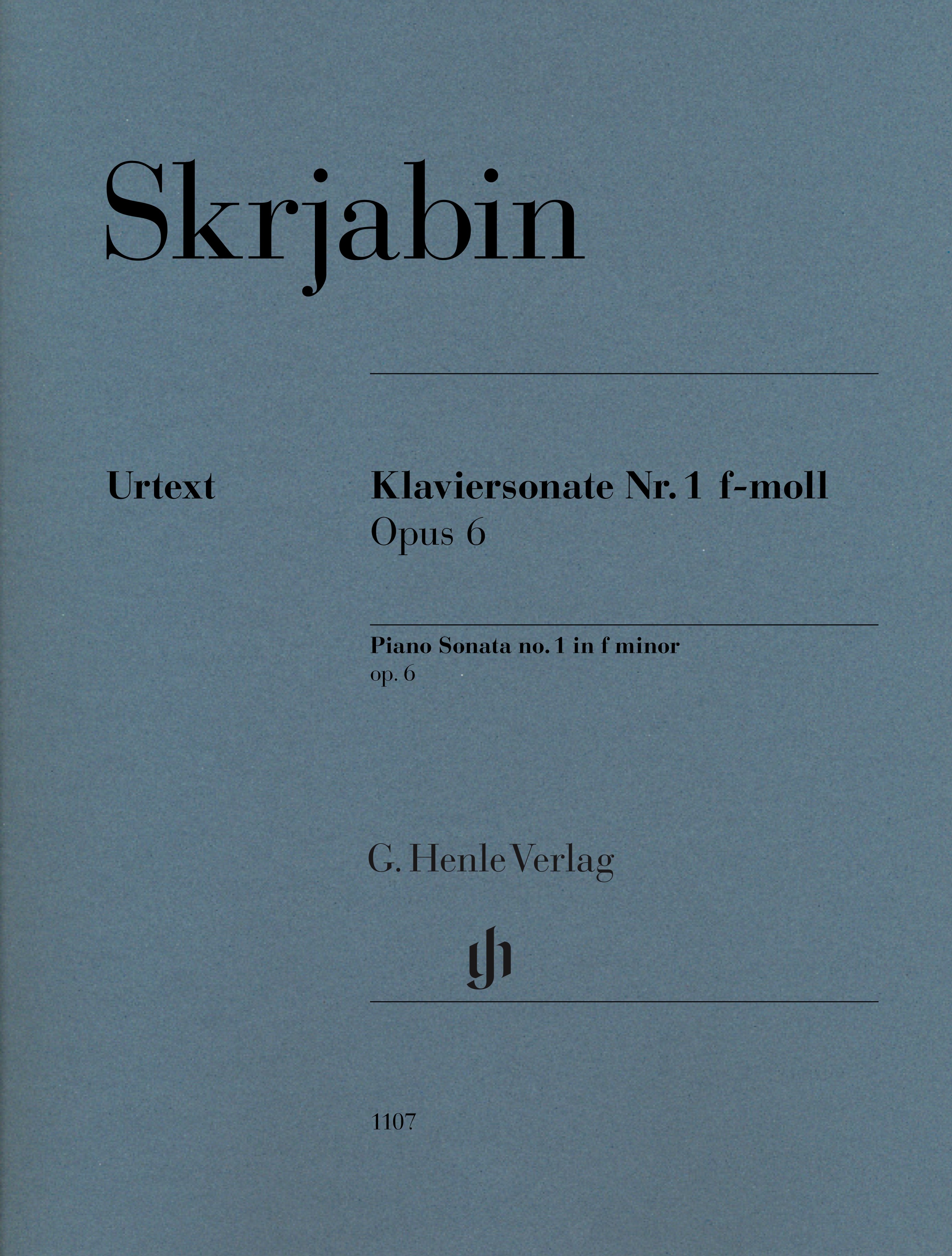 Piano Sonata no. 1 in f minor op. 6 - Edizioni Curci Music and Books 