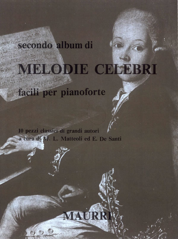Secondo album di melodie celebri facili per pianoforte