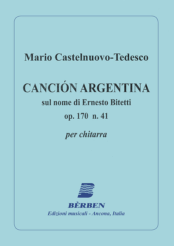 Canción Argentina op. 170 n. 41