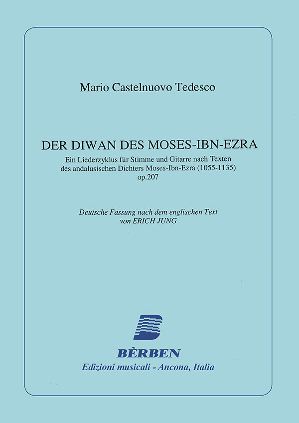 The Divan of Moses-Ibn-Ezra - testo tedesco