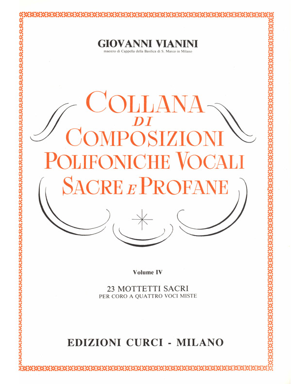 Composizioni polifoniche vocali sacre e profane