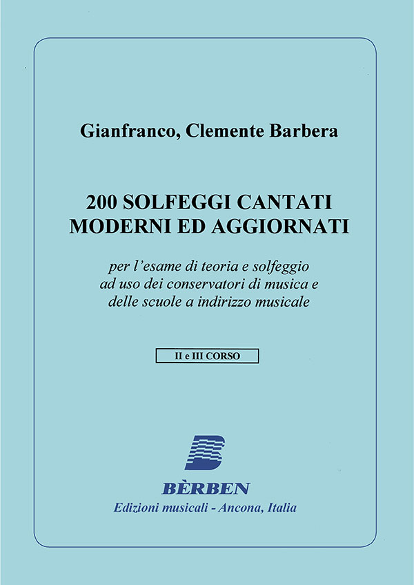 200 solfeggi cantati moderni ed aggiornati