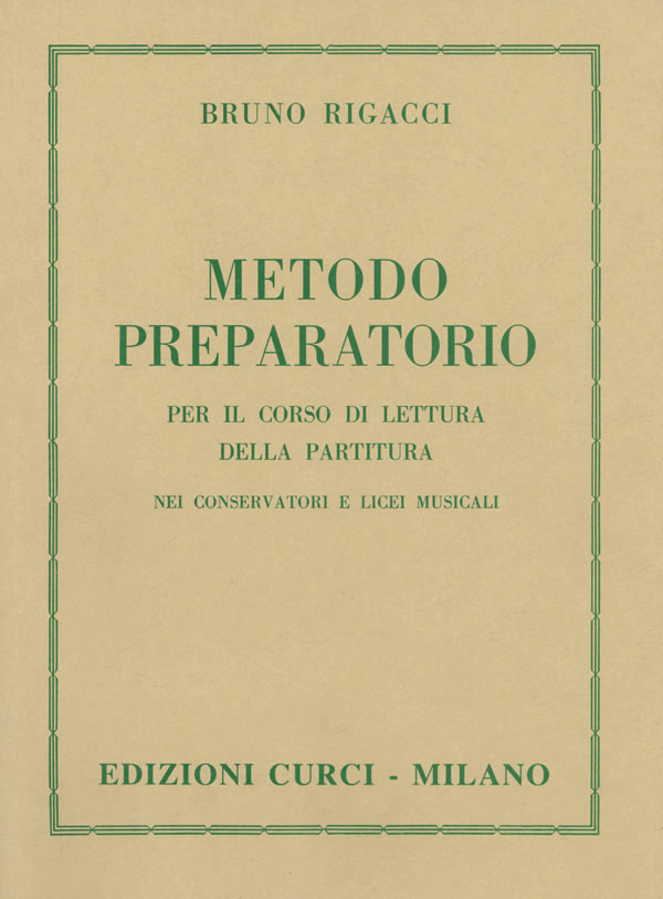 Metodo preparatorio per il corso di lettura della partitura nei Conservatori e Licei Musicali