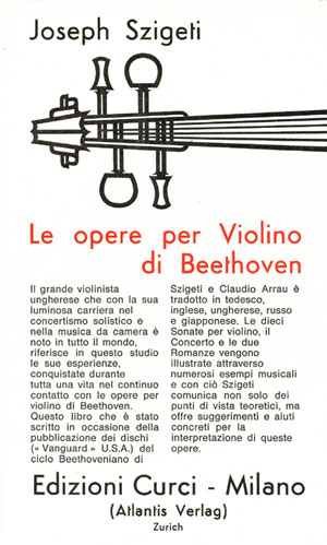 Le opere per violino di Beethoven