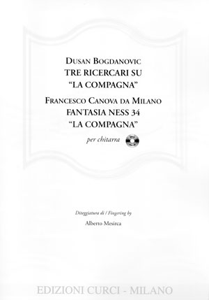 Tre ricercari su 'La compagna'. Fantasia Ness 34 