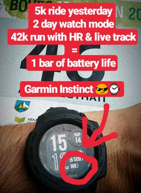 Garmin instinct live discount track