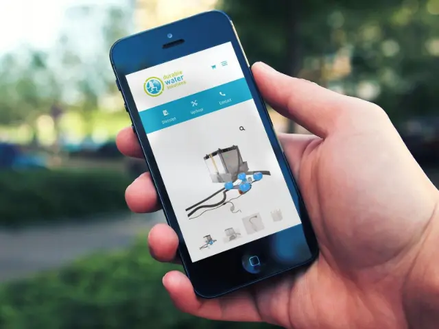 responsive website voor durablewatersolutions