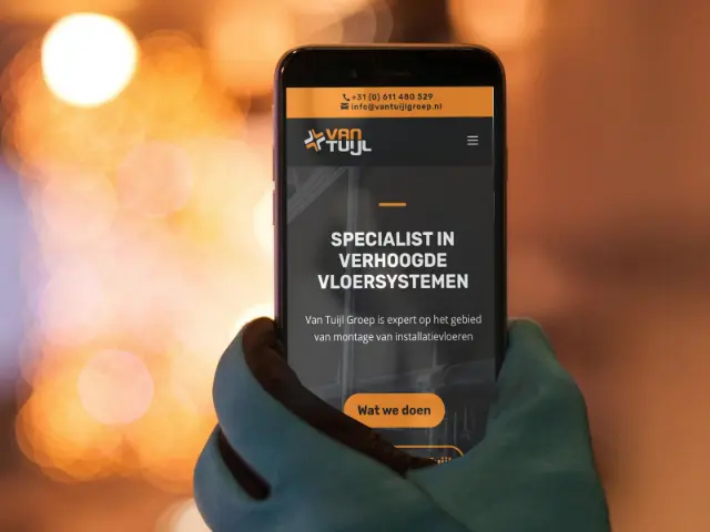 responsive website voor vantuijlgroep