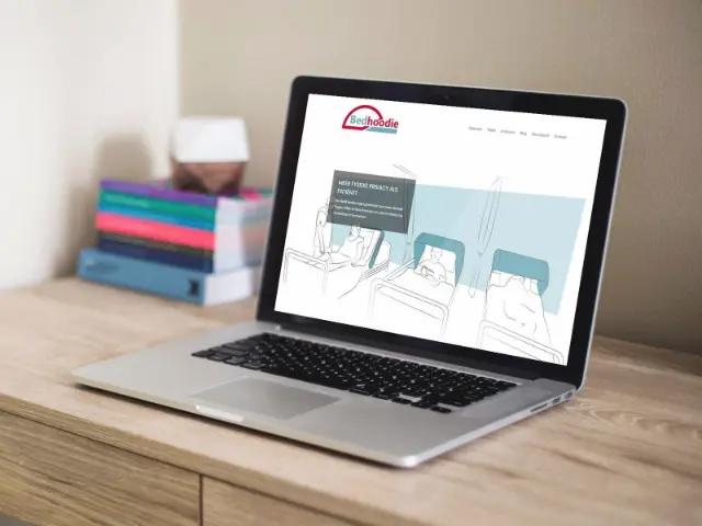 website voor bedhoodie