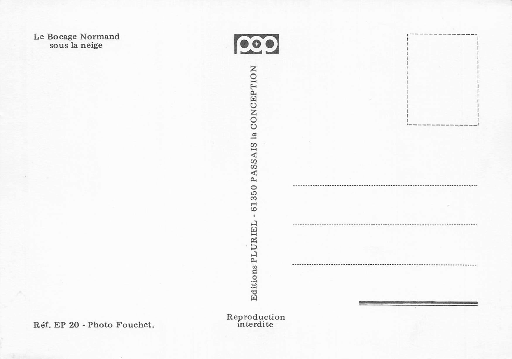 61 PASSAIS LA CONCEPTION LE BOCAGE NORMAND SOUS LA NEIGE eBay