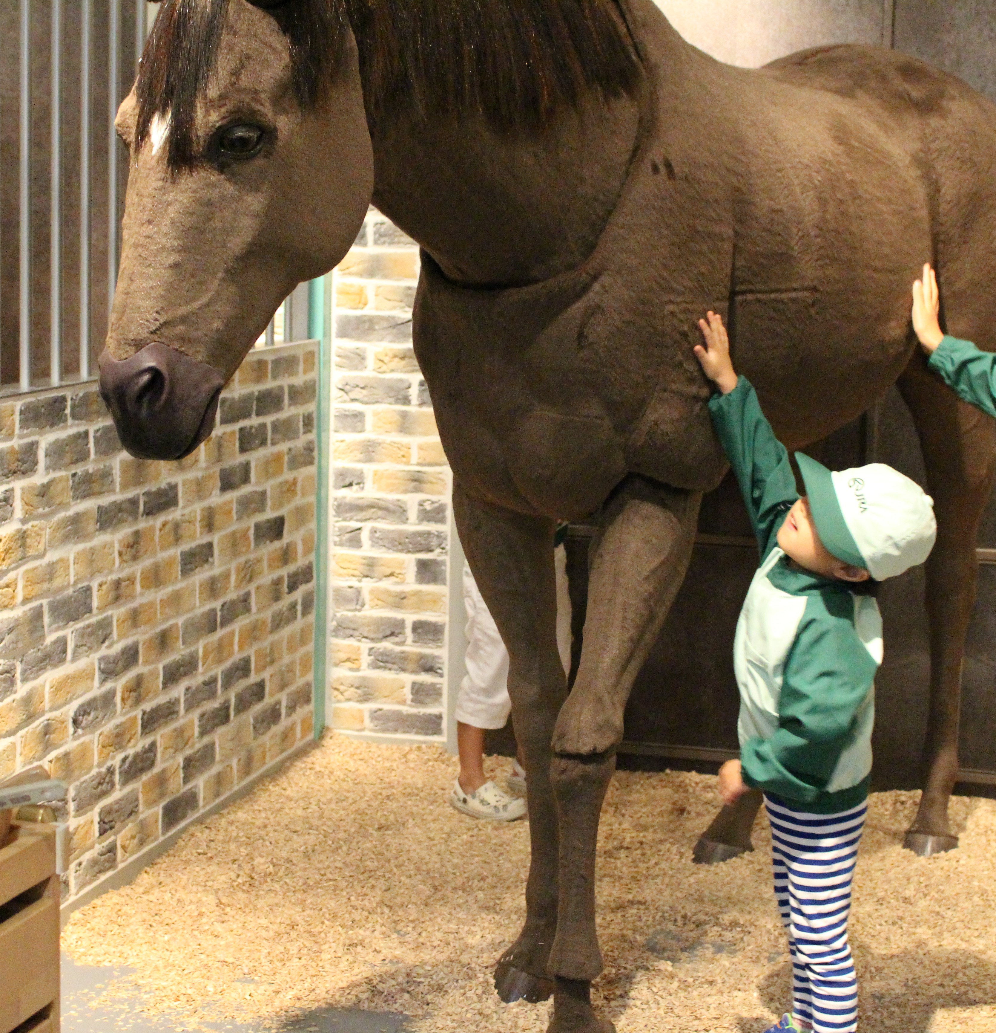 キッザニアの馬ロボット